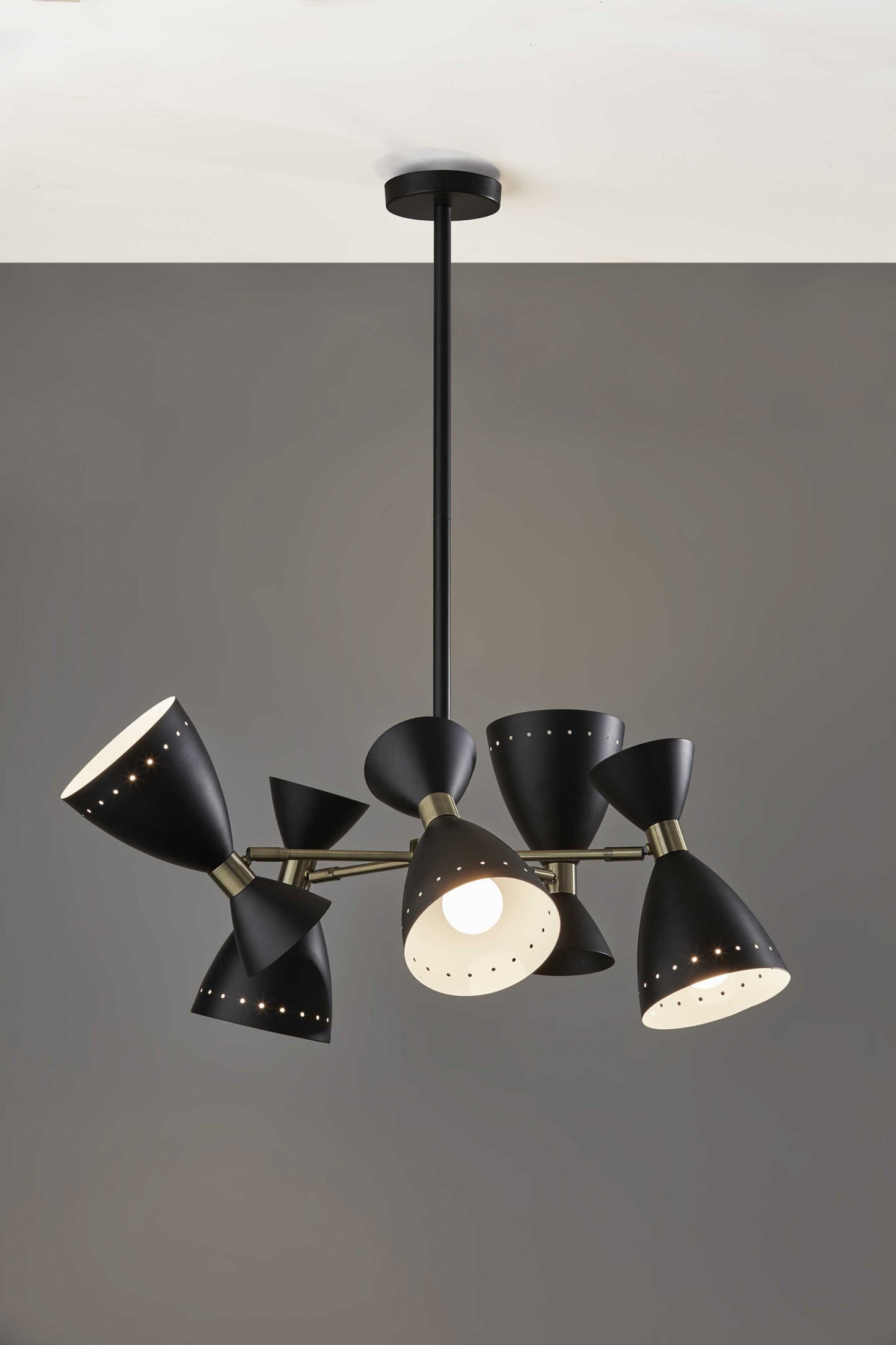 Cinco Diabolo Adjustable Black Pendant