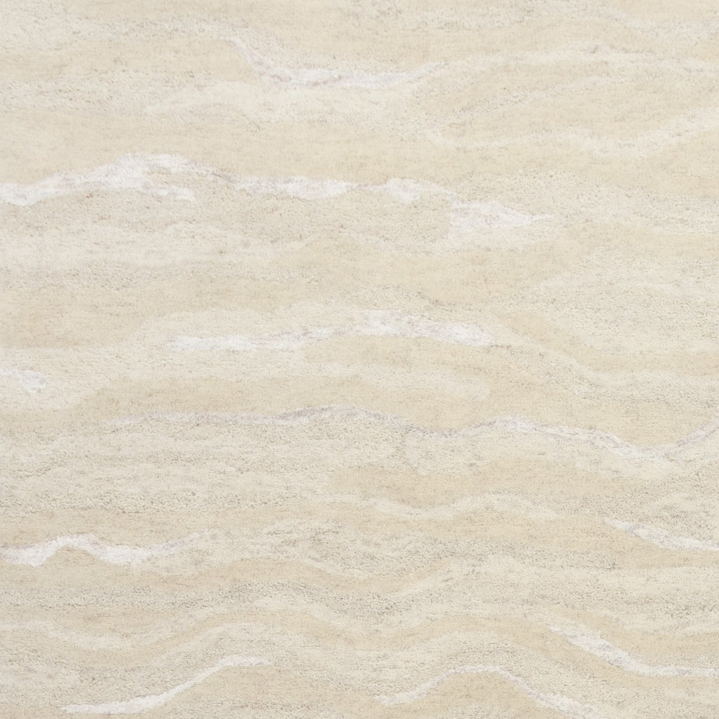 8 x 10 Ivory Wool Hand Tufted Rug