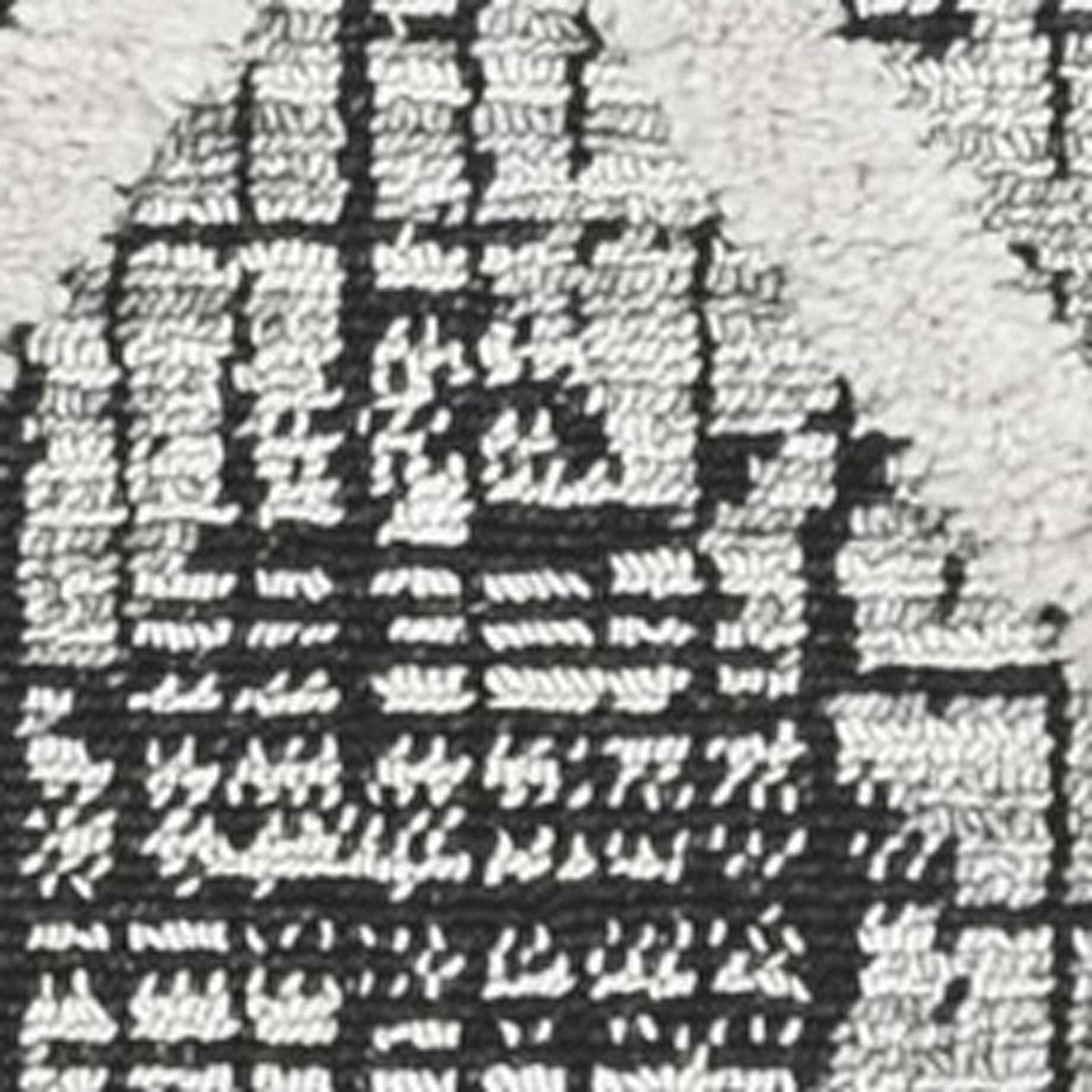12 x 15 Charcoal Geometric Rug