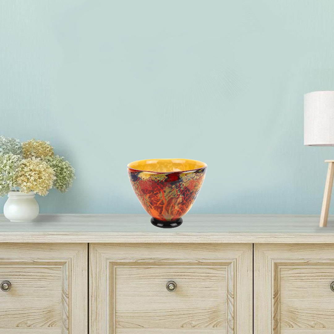 Mouth Blown Art Glass Centerpiece