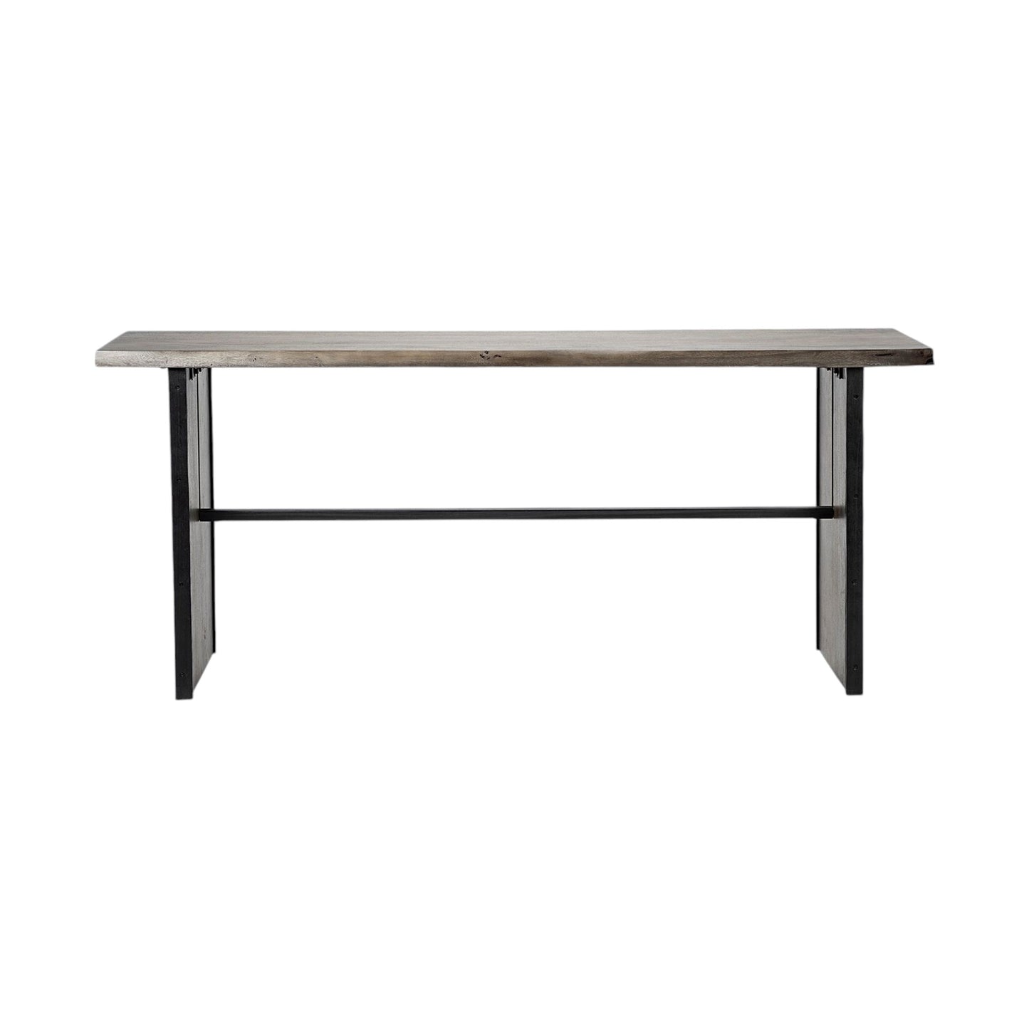 Brown Solid Wood Console Table