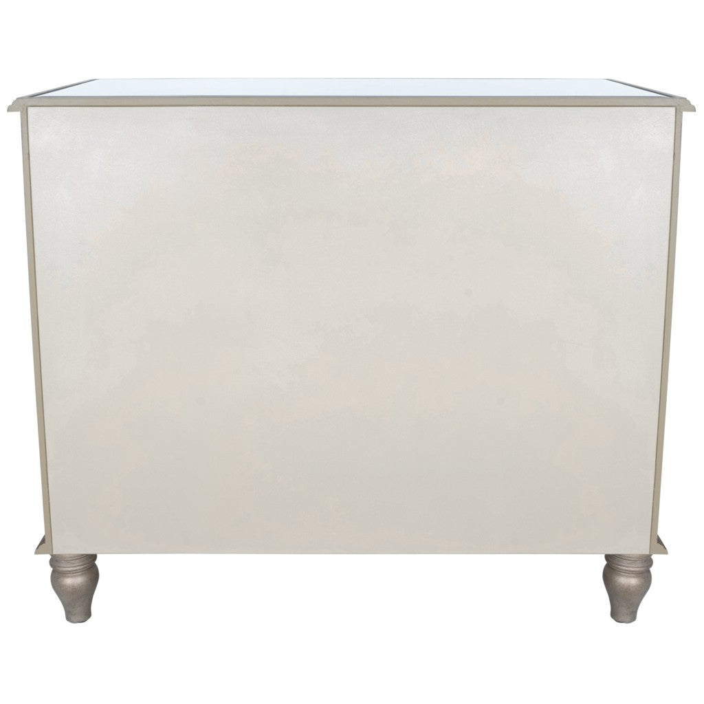 Walnut Marble Wood 3-Drawer Dresser