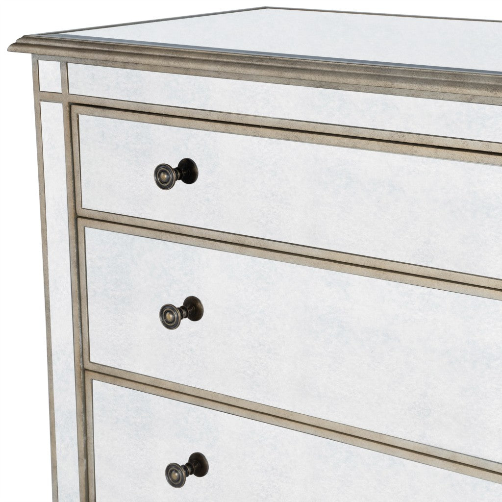 Walnut Marble Wood 3-Drawer Dresser