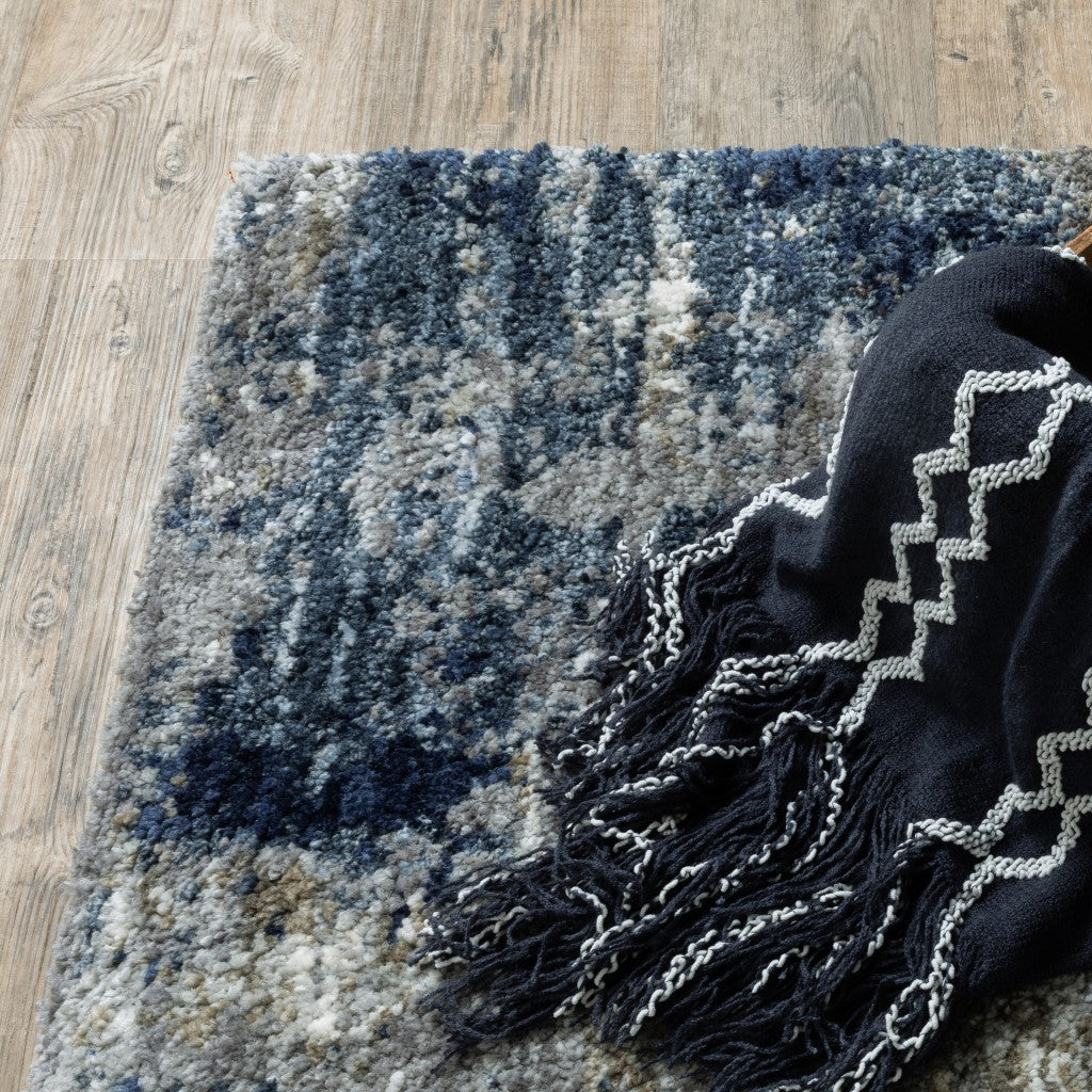 8 x 10 Grey & Blue Grey Skies Rug