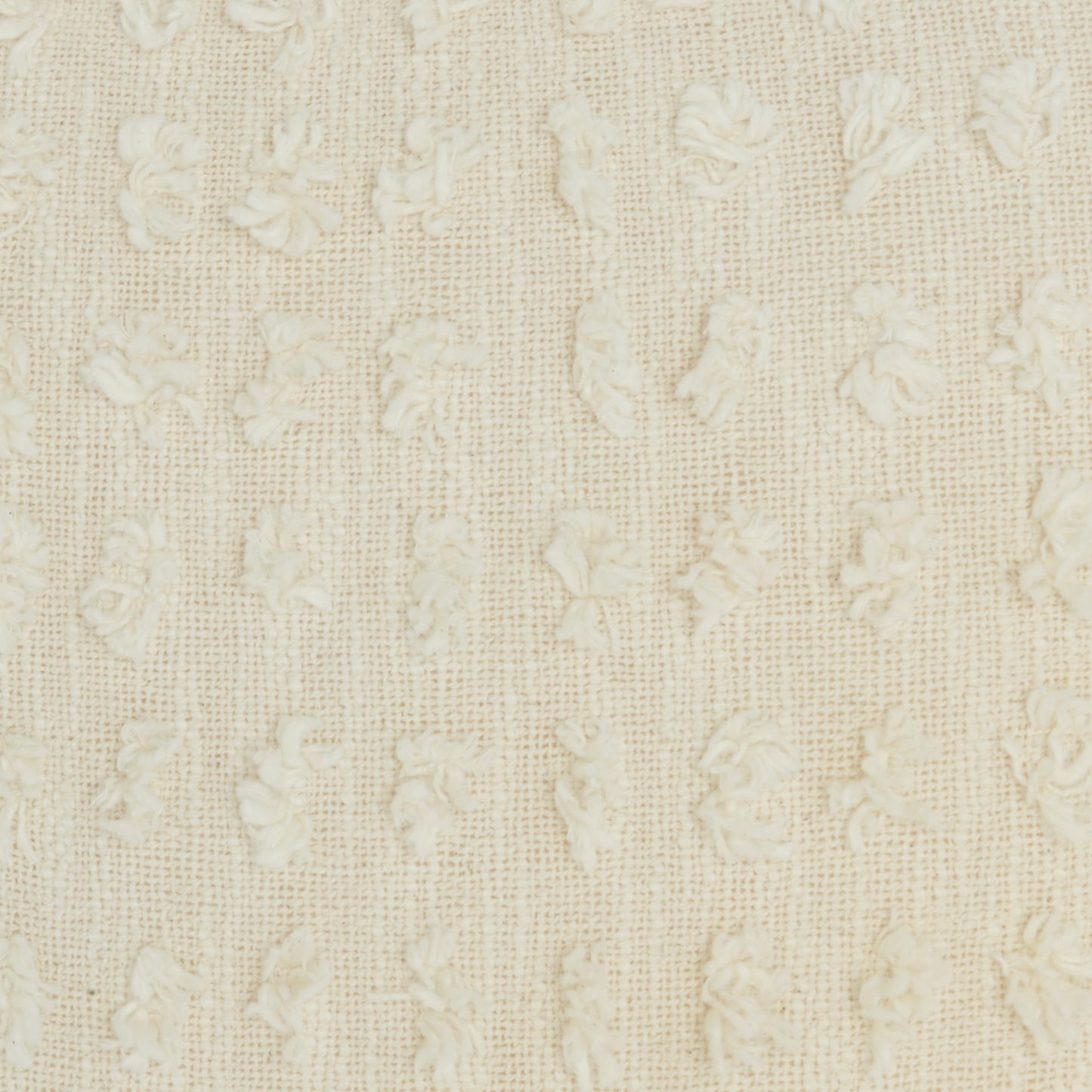 Tassel Detailed White Pillow