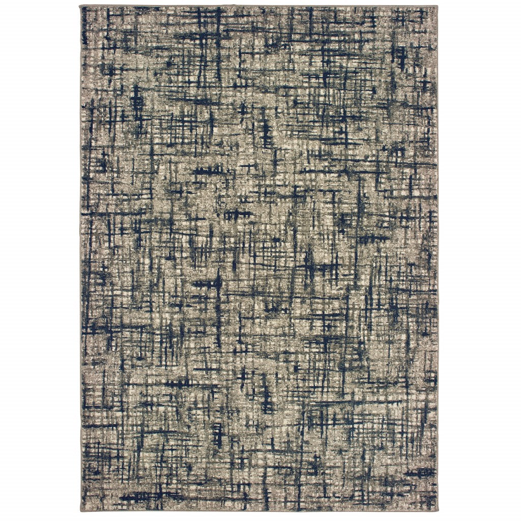 12 x 15 Blue & Gray Rug