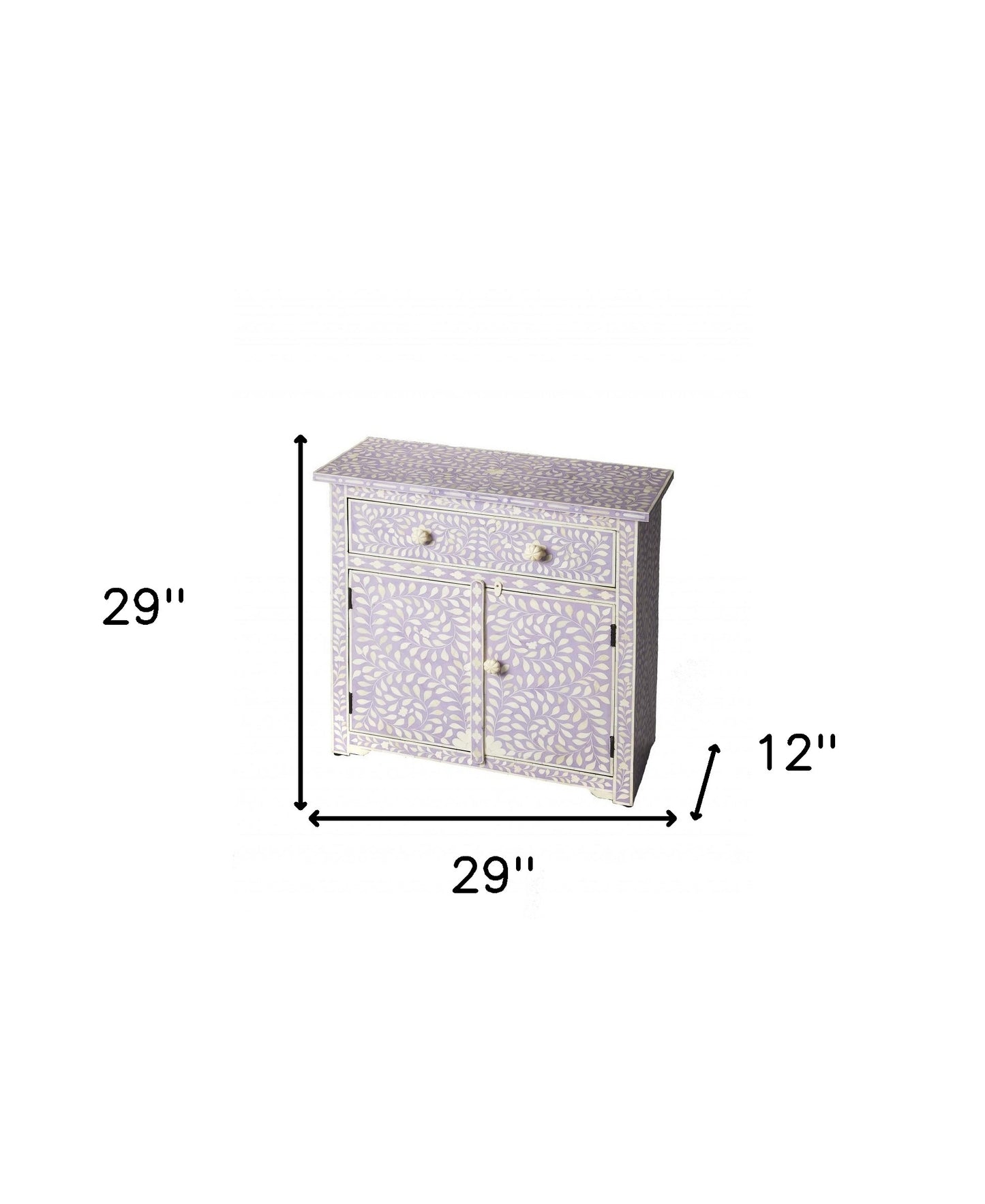 Grey Faux Marble Solid Wood 6-Drawer Double Dresser