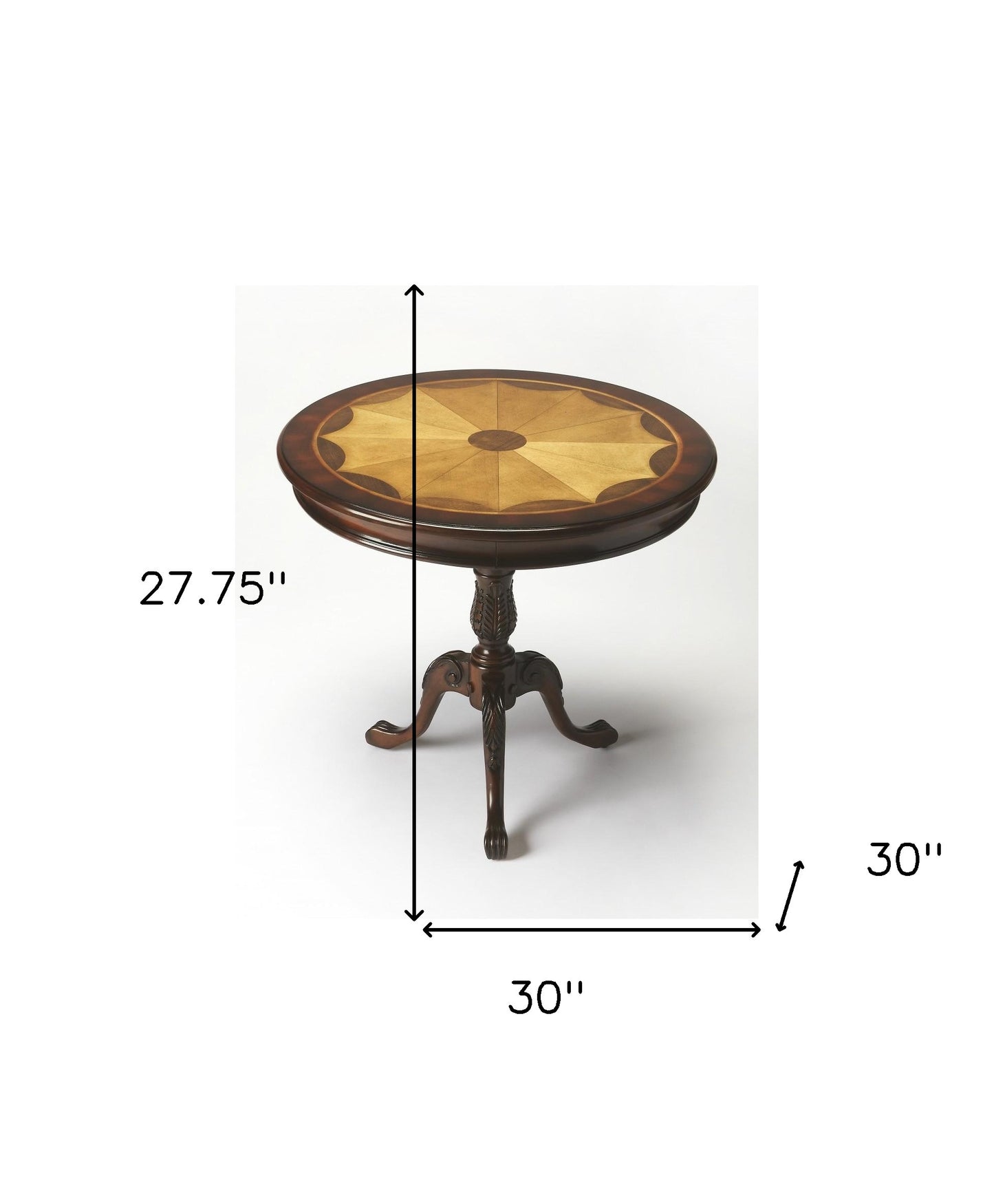 Brown Round Coffee Table