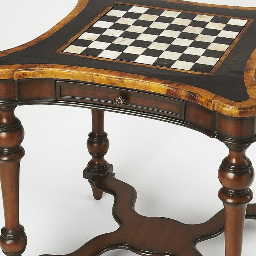 Brown Manufactured Wood Square Coffee Table