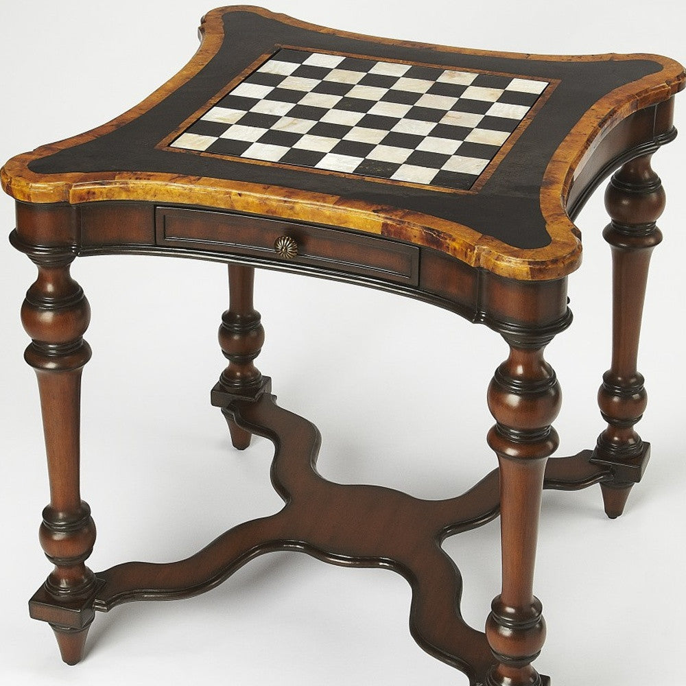 Brown Manufactured Wood Square Coffee Table