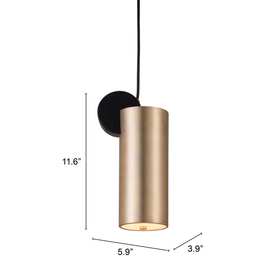 Gold Deco Ceiling Lamp