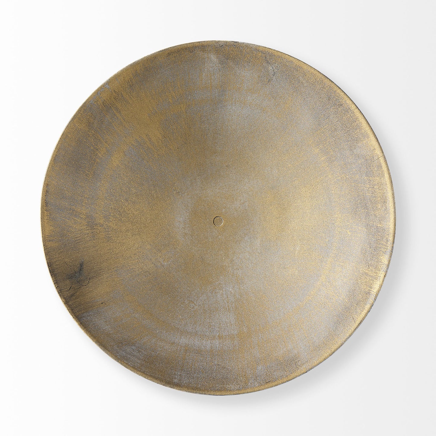 Gold Metal Round Centerpiece Bowl