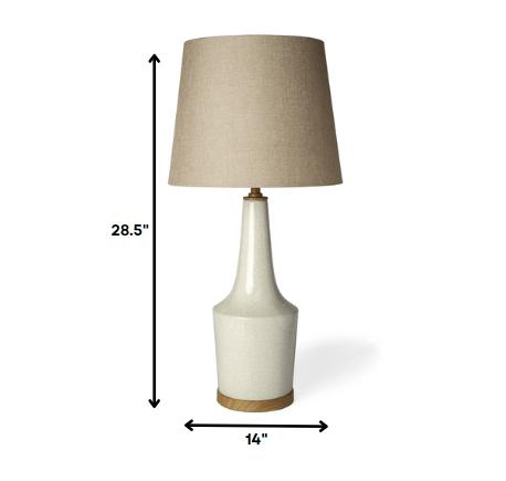 Brown Lamp Base w/ Shade