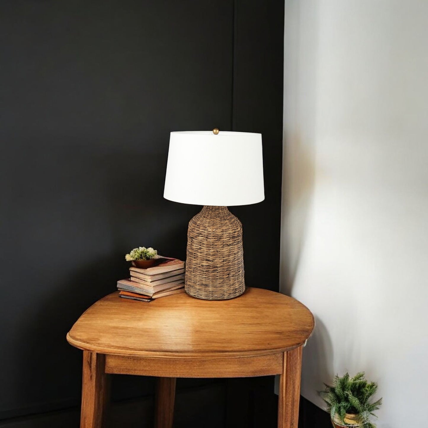 Brown Lamp Base w/ Shade