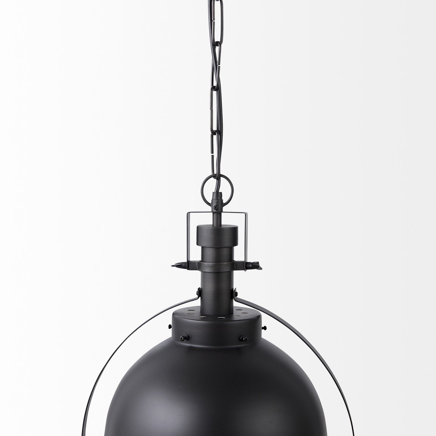 Black Sphere Pendant Hanging Light
