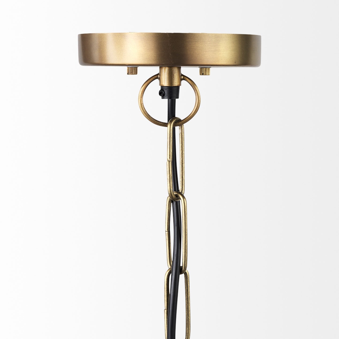 Gold Sphere Pendant Hanging Light