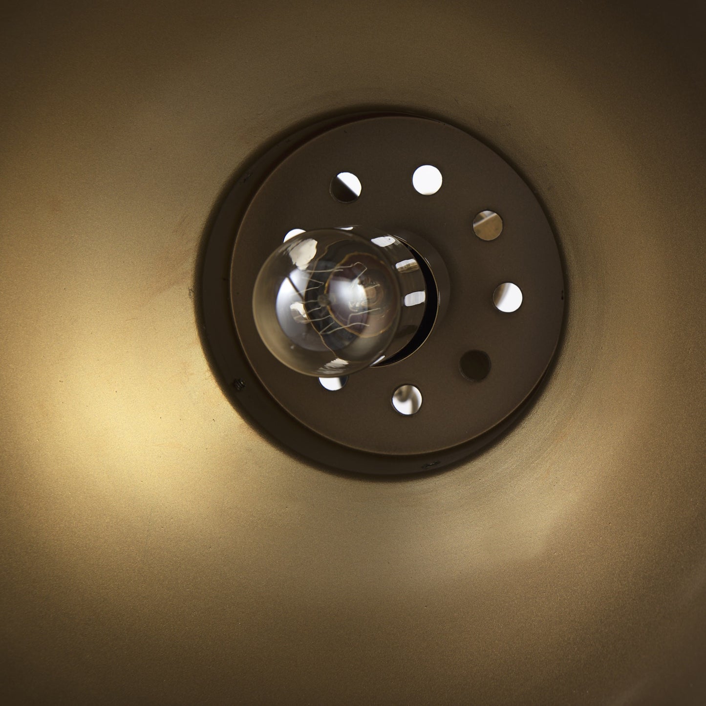 Gold Sphere Pendant Hanging Light
