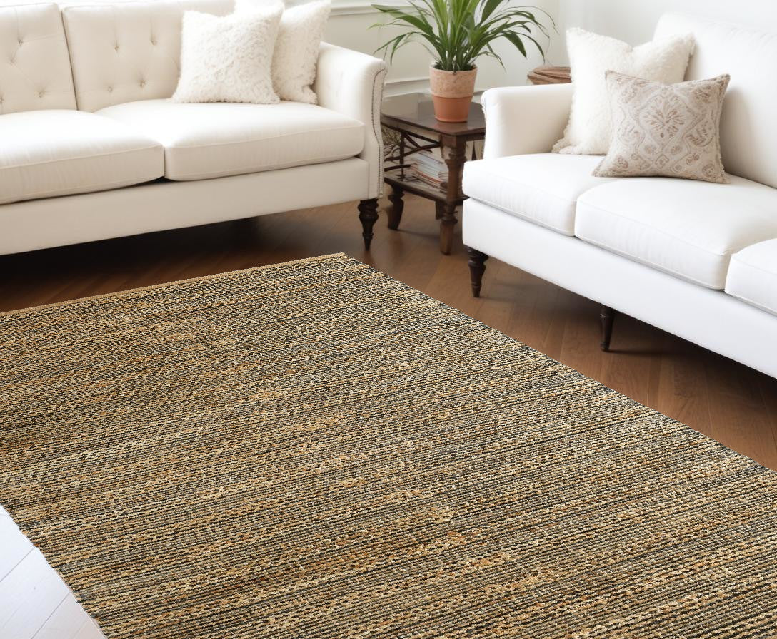 8 x 10 Natural Hand Woven Rug