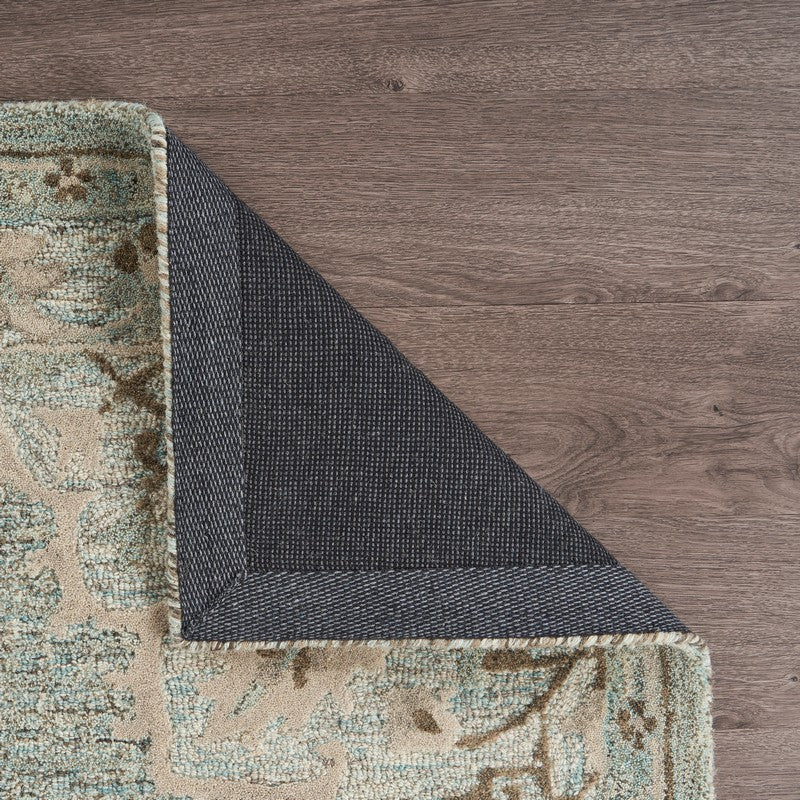 8 x 10 Blue Wool Hand Tufted Rug