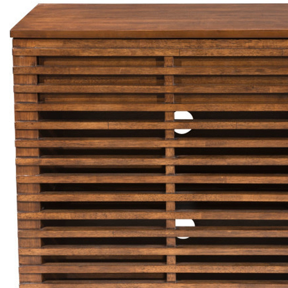 Slats Brown Media Console