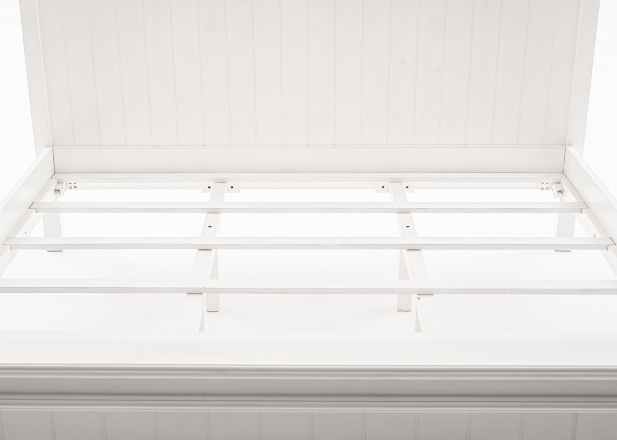 Classic White Panel King Size Bed