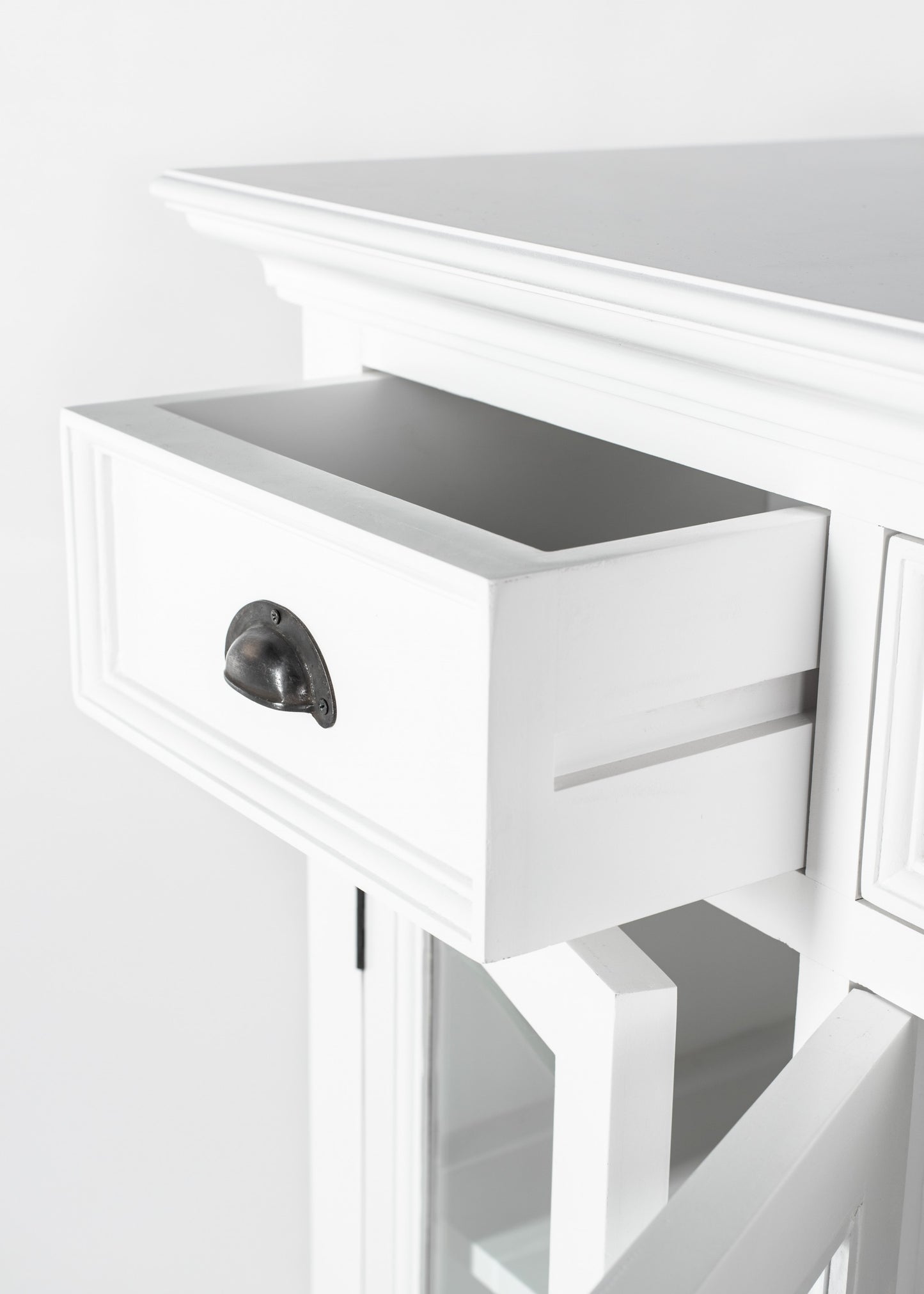 Modern Farmhouse White Sideboard Server