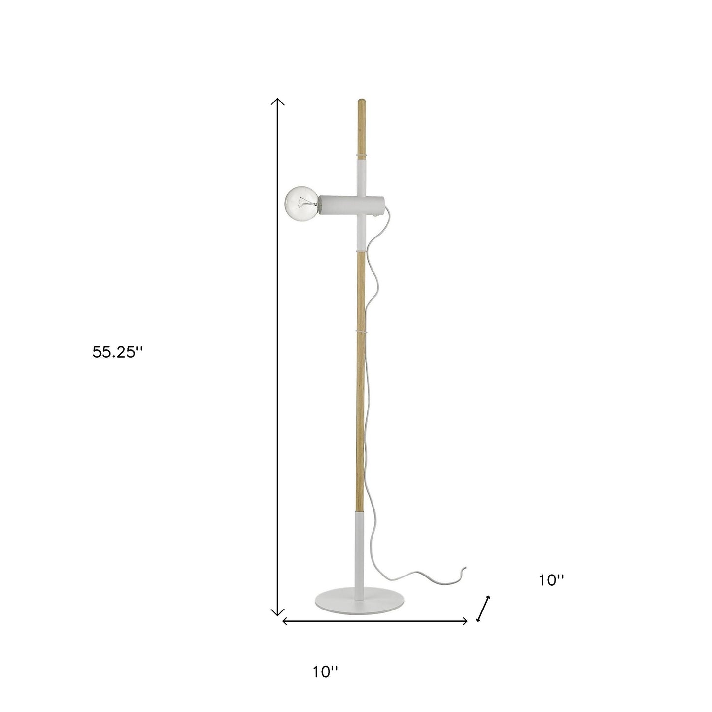 Natural Reading Floor Lamp