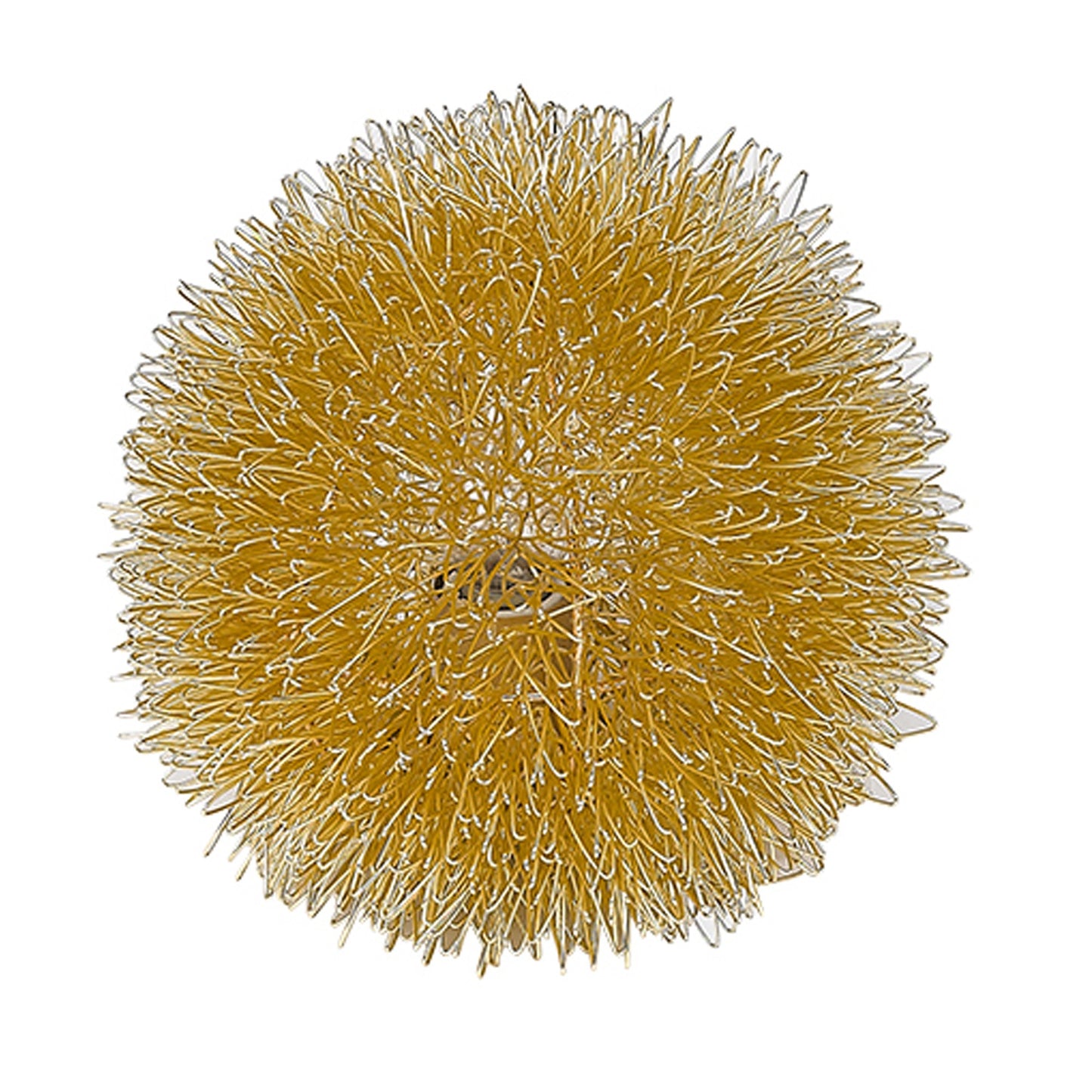 Gold Sunburst Accent Wall Lamp