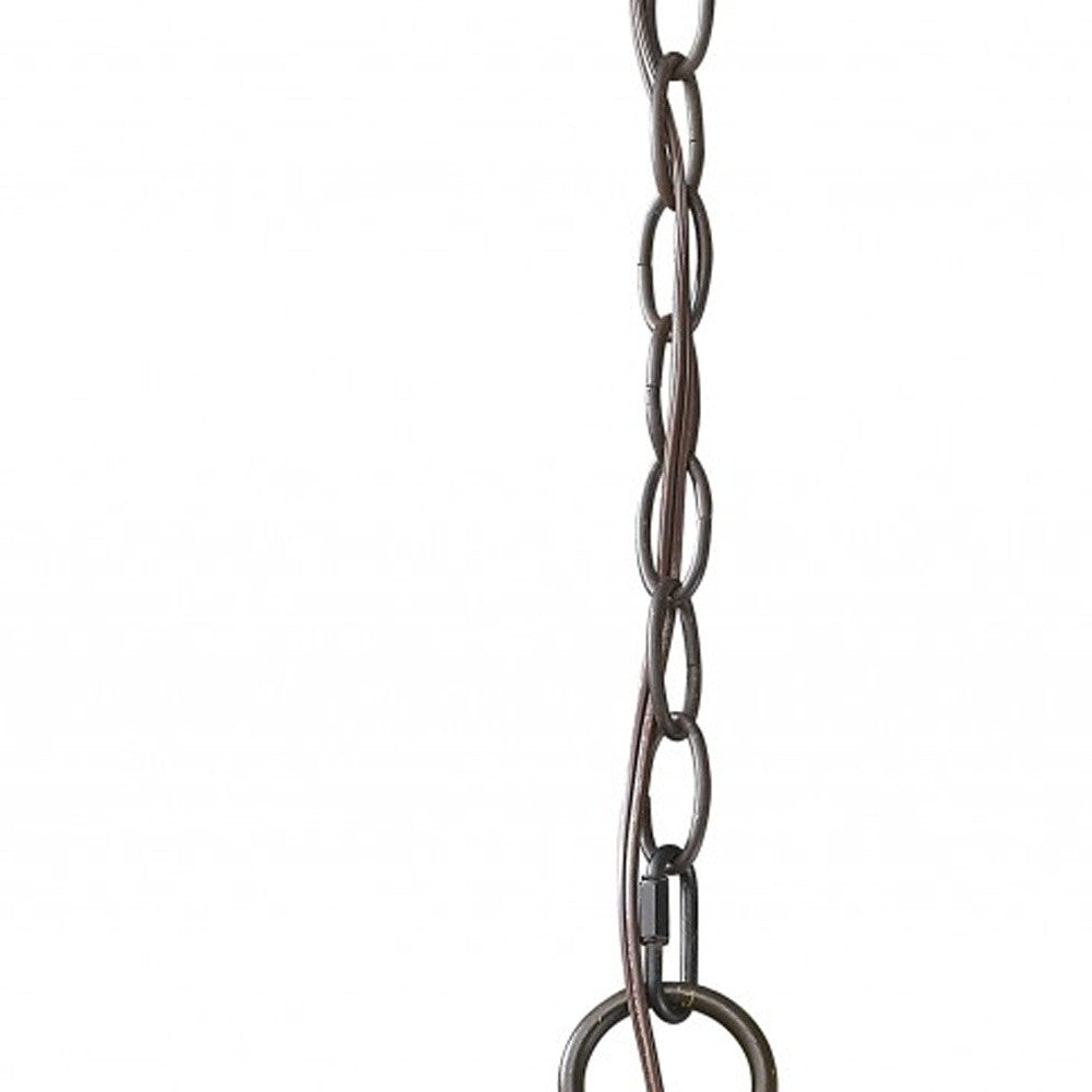 Aria 3-Light Oil-Rubbed Bronze Globe Pendant