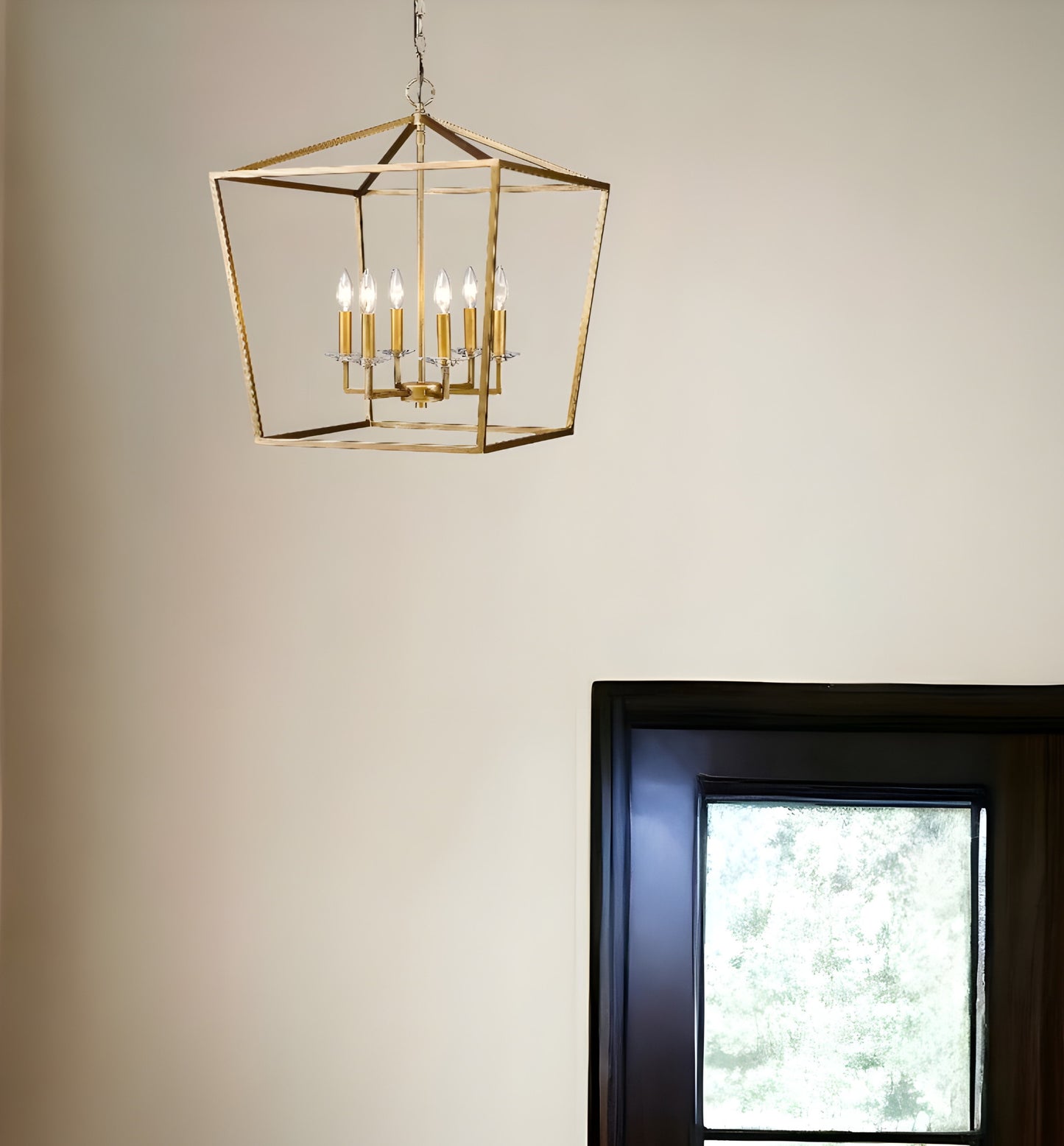 Kennedy 6-Light Antique Gold Foyer Pendant