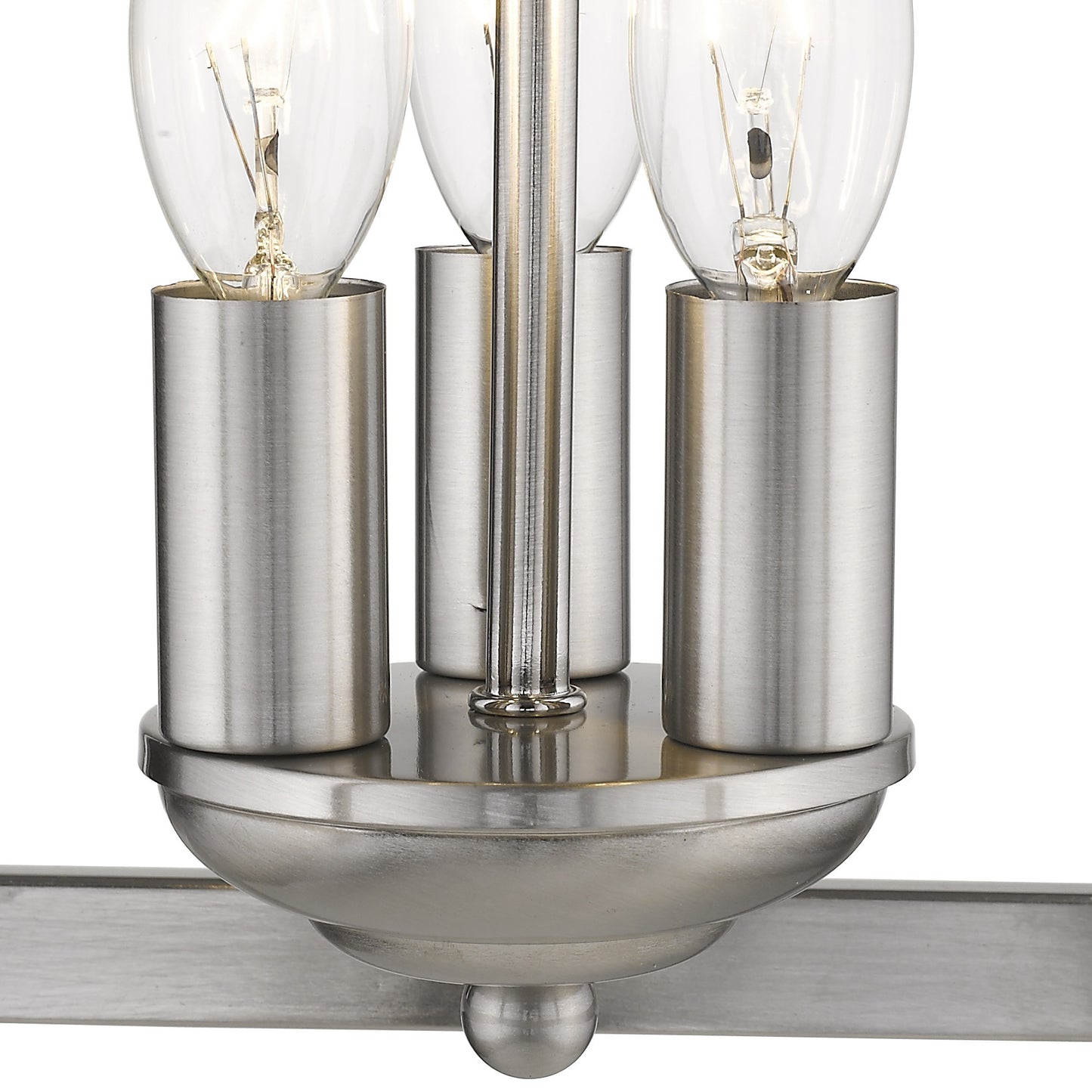 Vintage Silver Tapered Hanging Light
