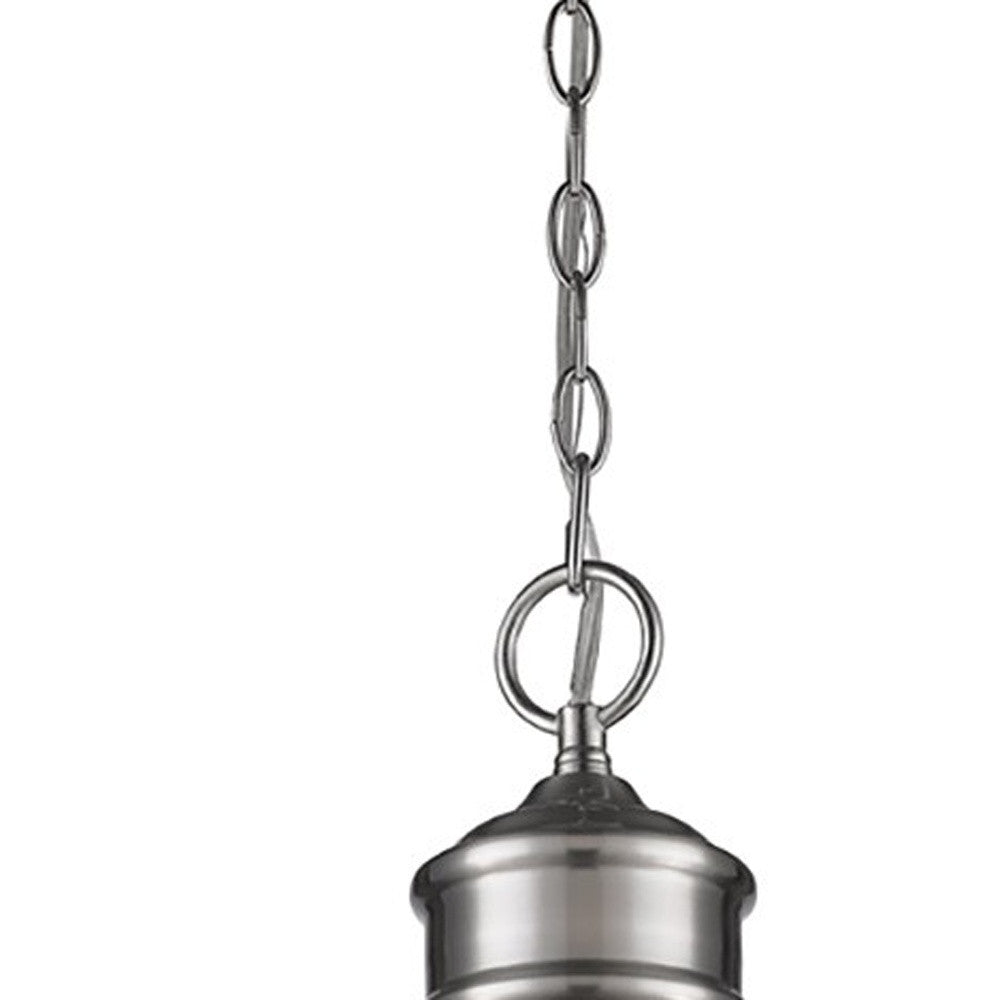 Colby 1-Light Satin Nickel Pendant