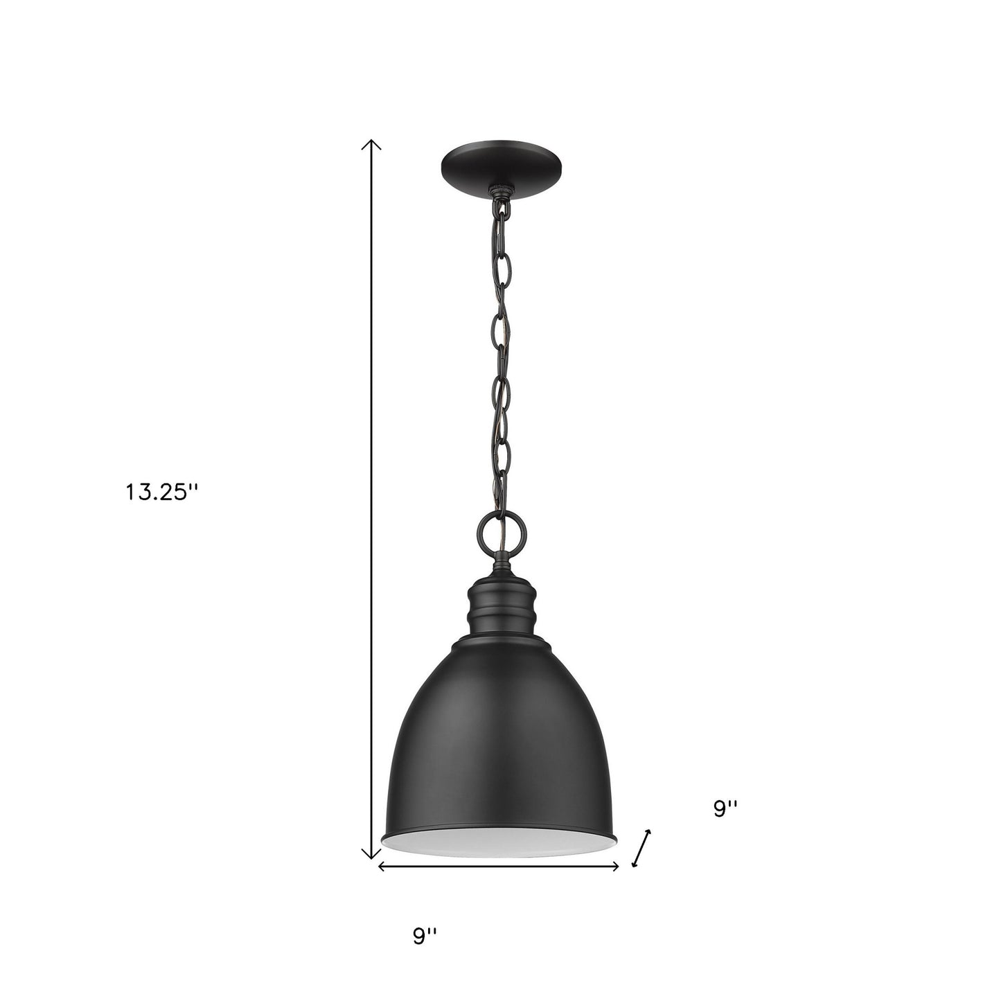 Minimalist Black Pendant Hanging Light
