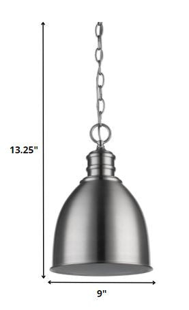 Minimalist Silver Pendant Hanging Light