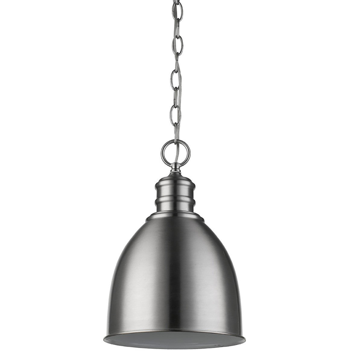 Minimalist Silver Pendant Hanging Light