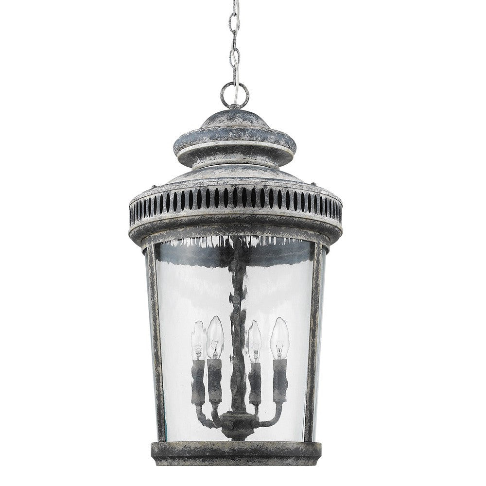 Kingston 4-Light Antique Lead Foyer Pendant