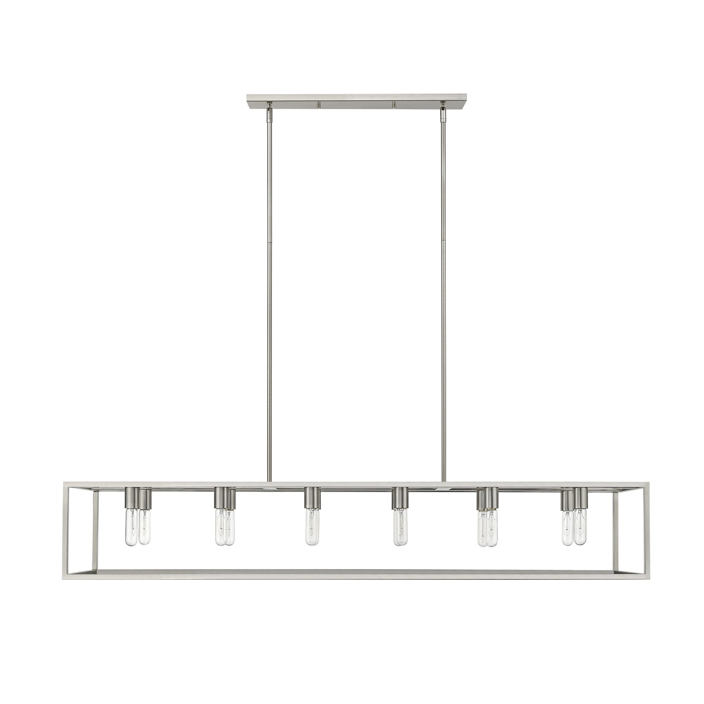 Cobar 12-Light Satin Nickel Pendant
