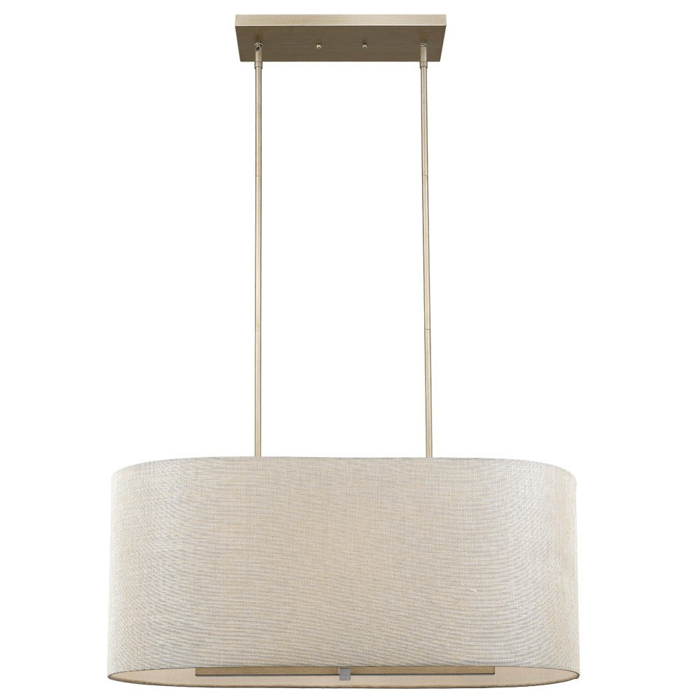 Daria 6-Light Washed Gold Pendant
