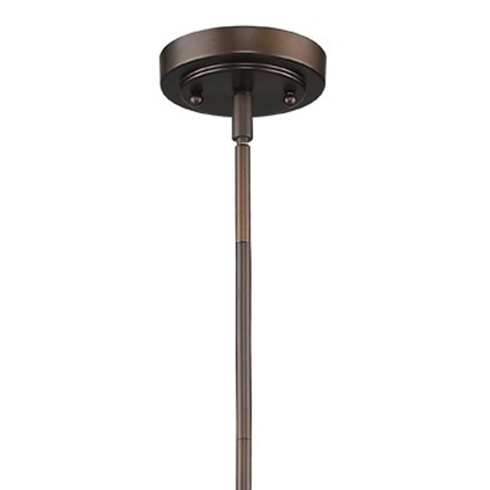Antique Bronze Hanging Light w/ Shade