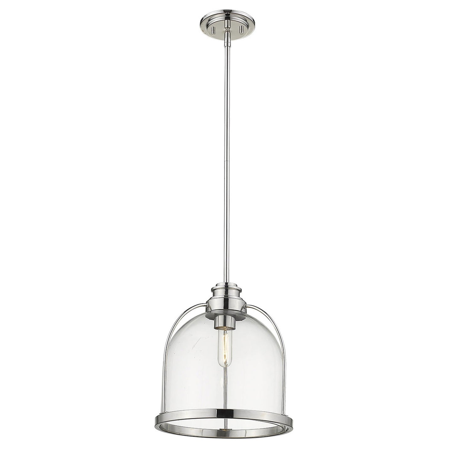 Stanton 1-Light Nickel Pendant
