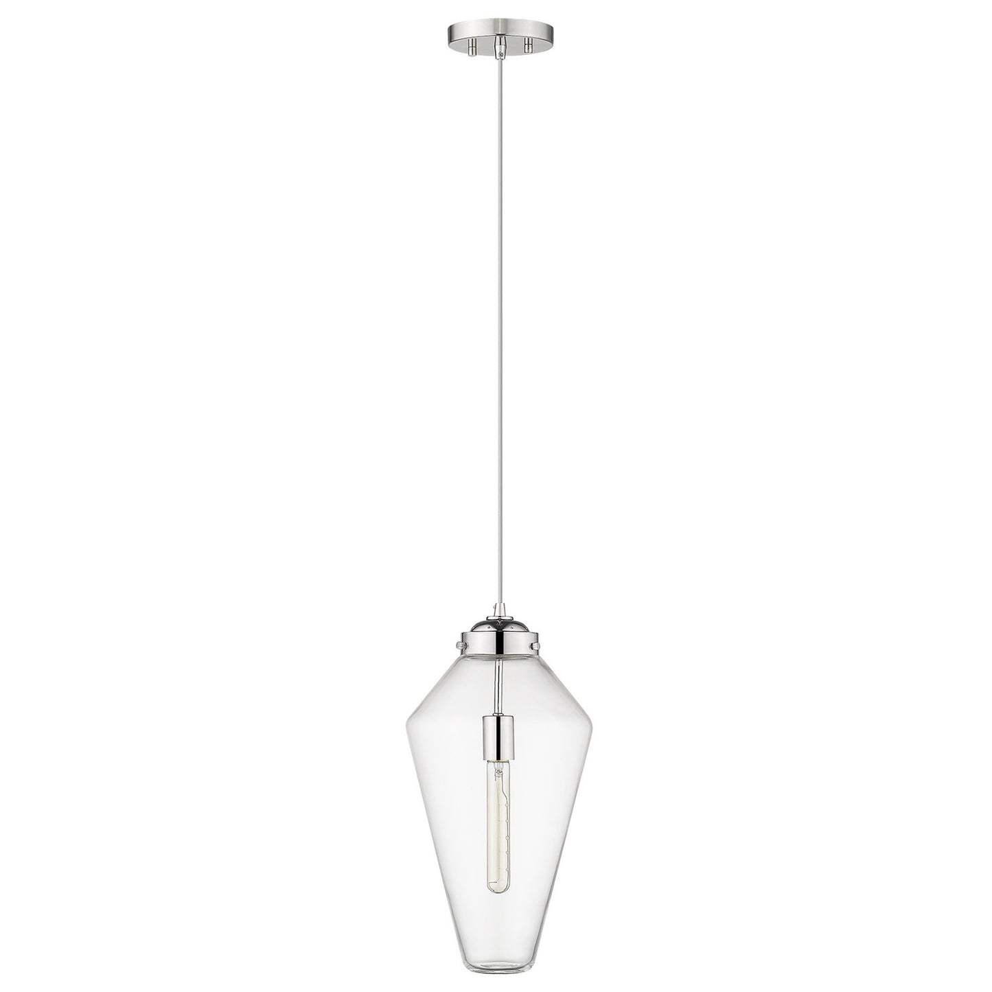 Ballina 1-Light Nickel Mini-Pendant