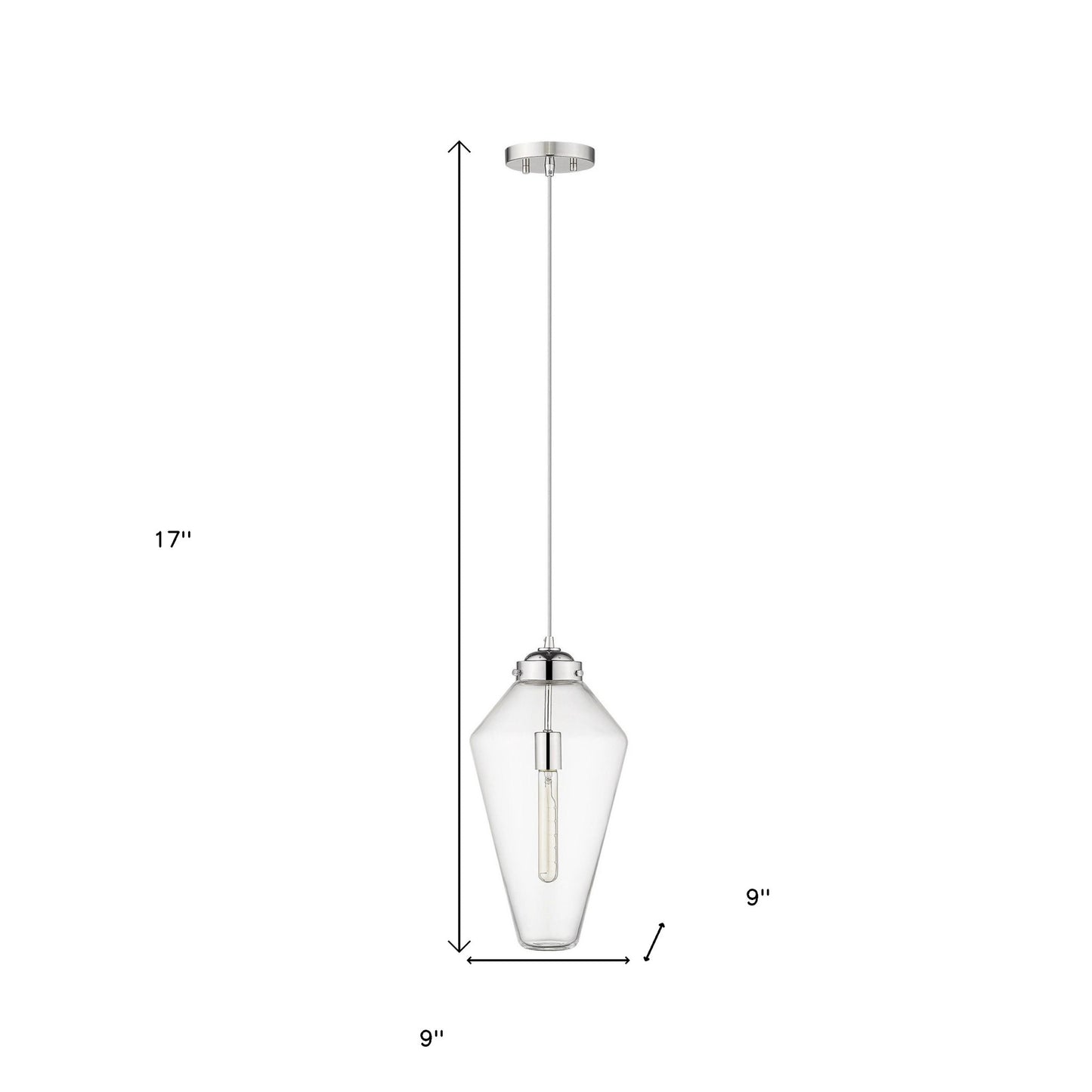 Ballina 1-Light Nickel Mini-Pendant