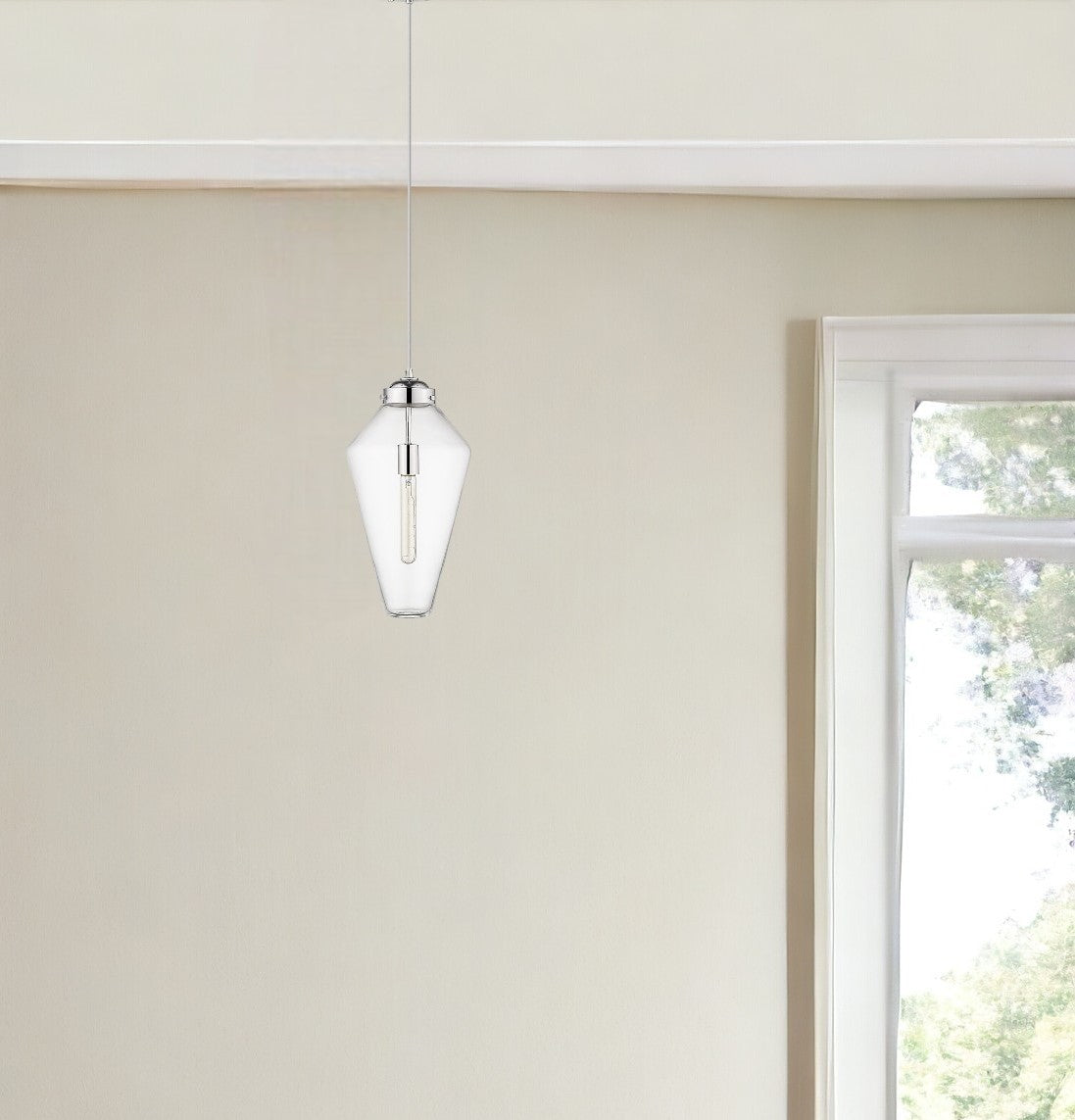 Ballina 1-Light Nickel Mini-Pendant