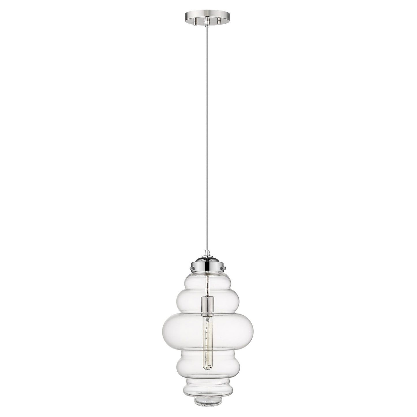 Ballina 1-Light Nickel Mini-Pendant