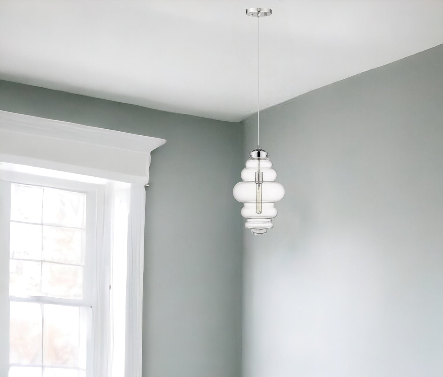 Ballina 1-Light Nickel Mini-Pendant
