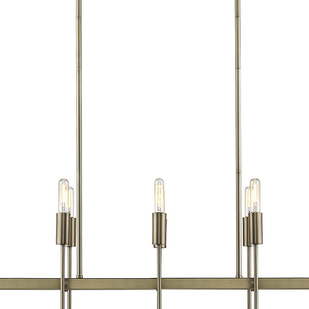 Perret 20-Light Aged Brass Pendant
