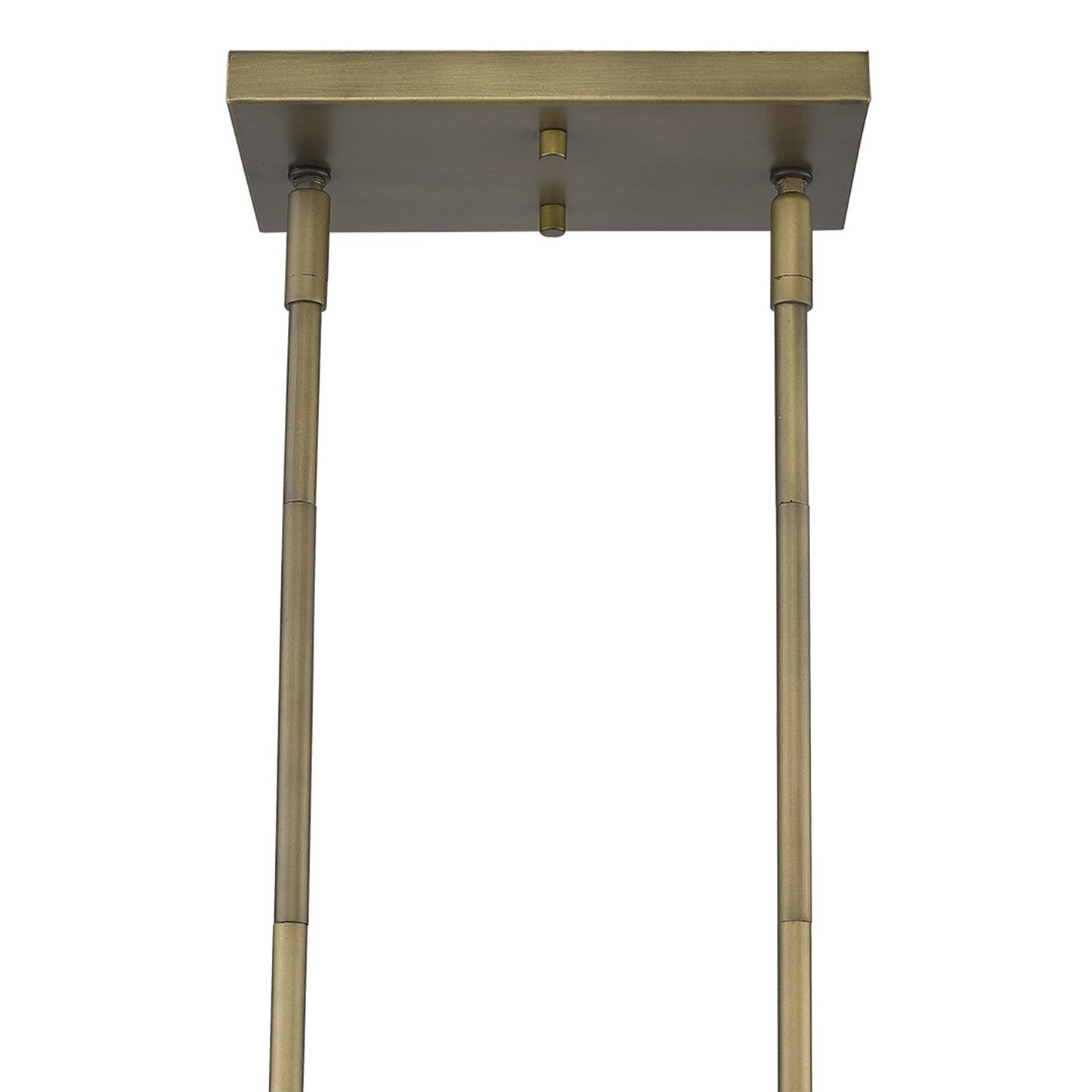 Lunette 10-Light Aged Brass Pendant