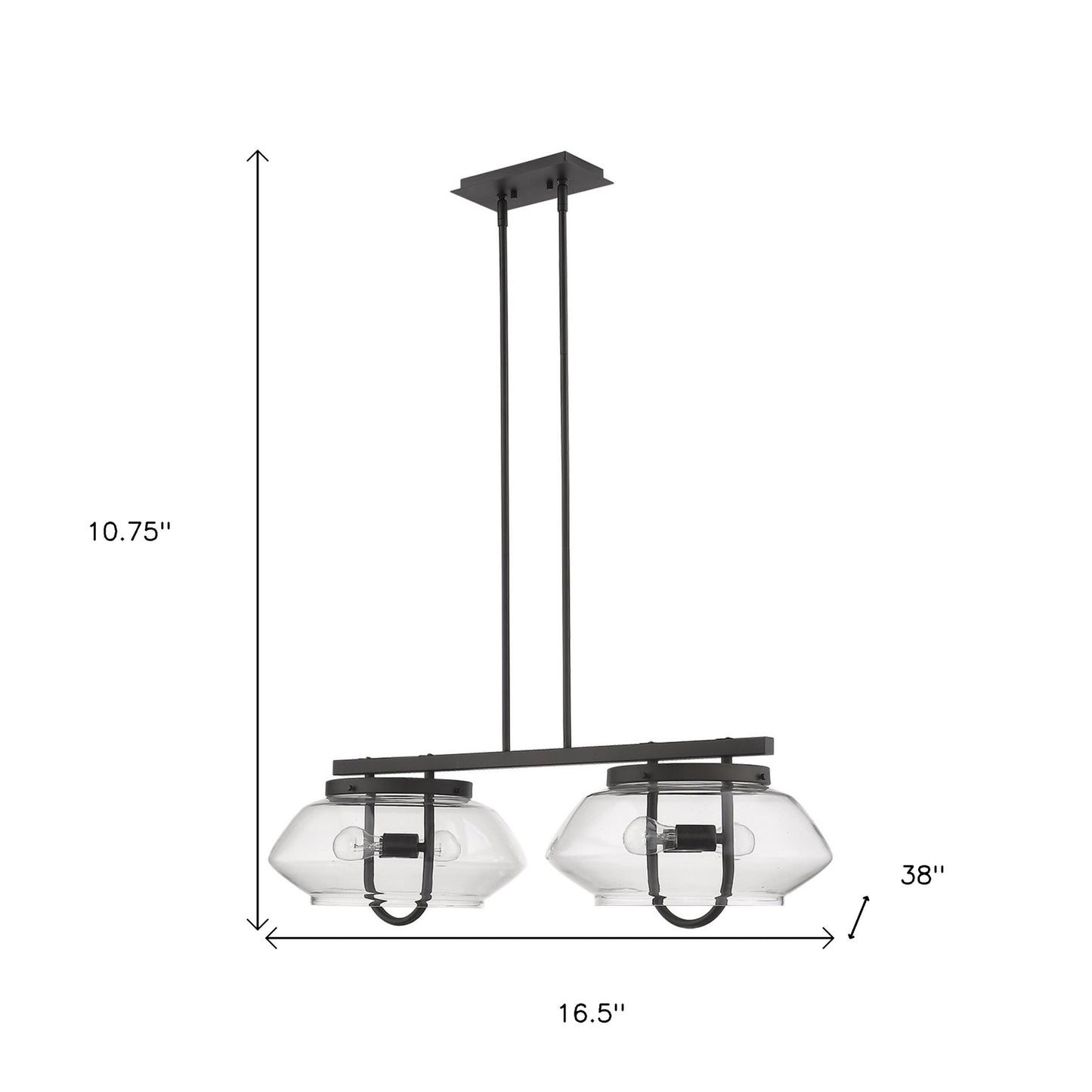 Garner 4-Light Oil-Rubbed Bronze Pendant
