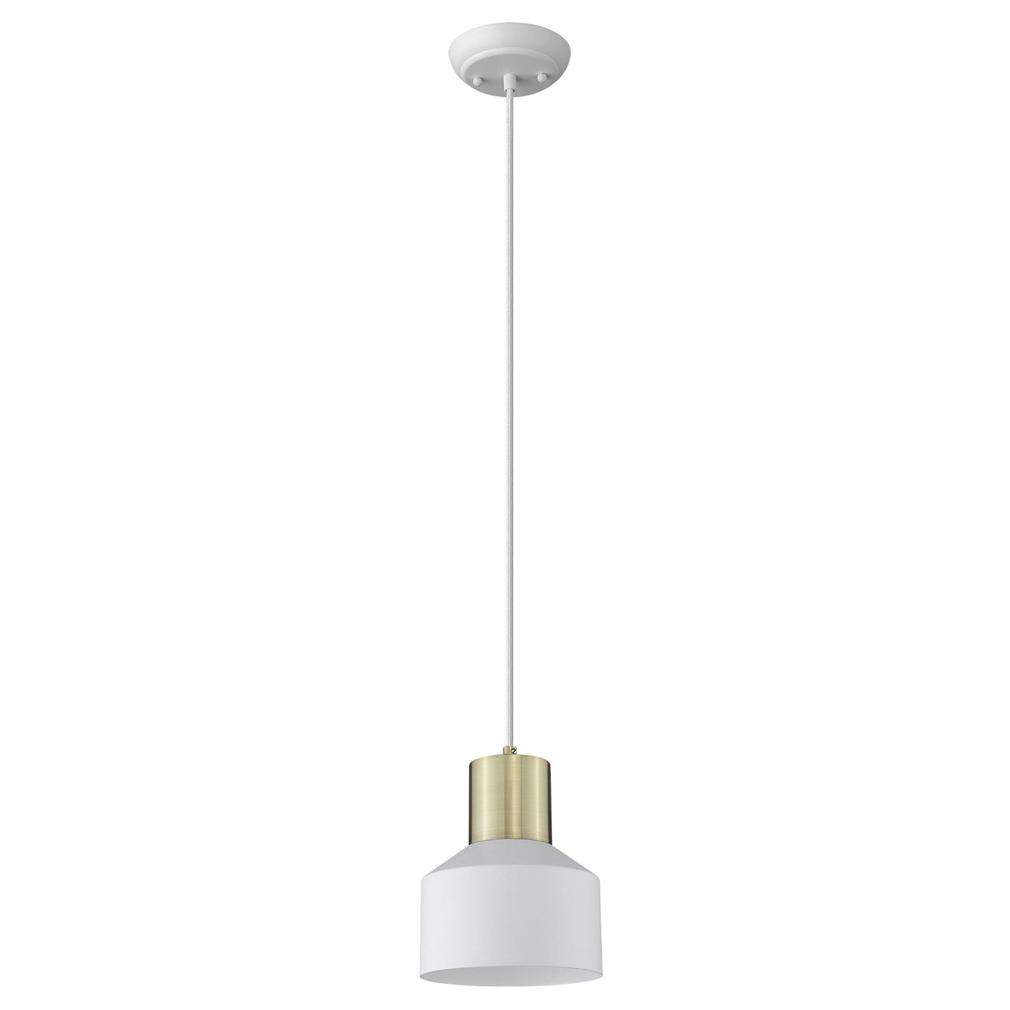 White & Gold Pendant Hanging Light