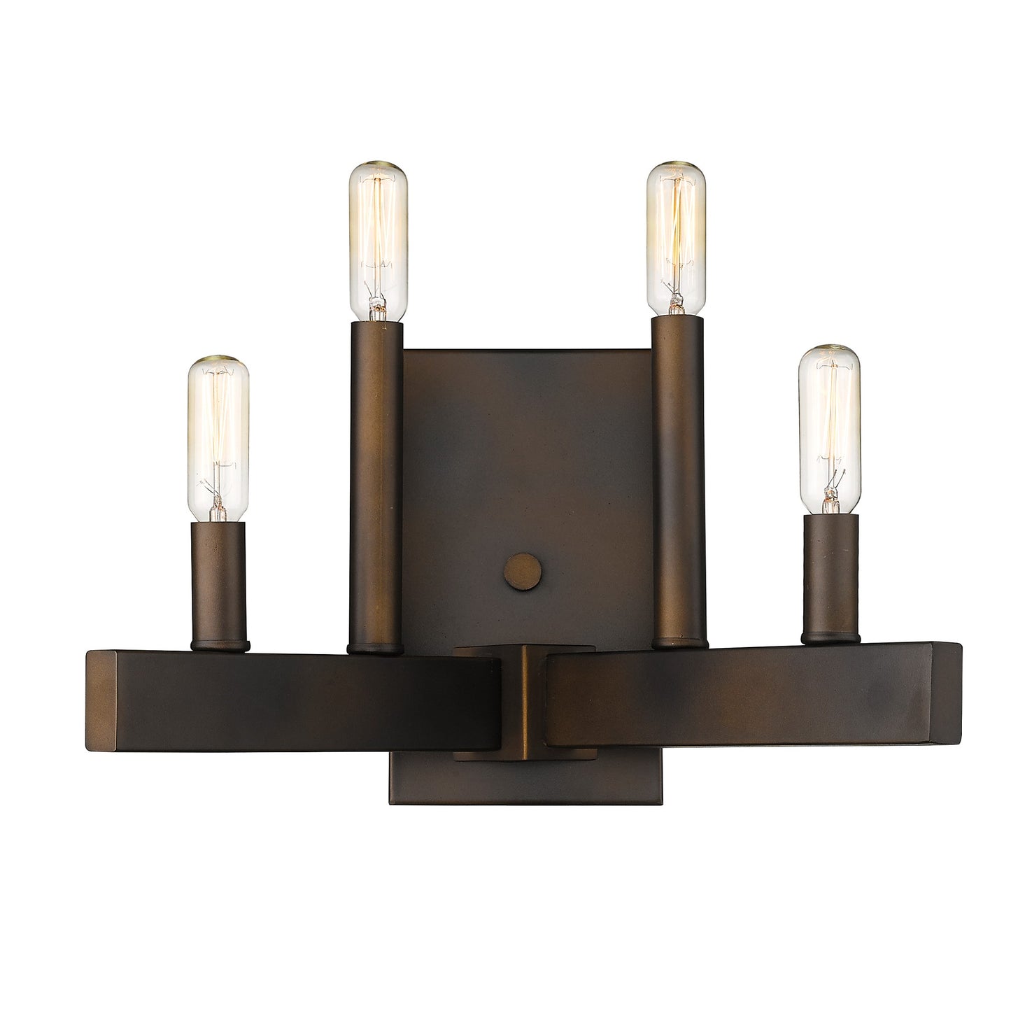 Four Light Bronze Vintage Wall Sconce